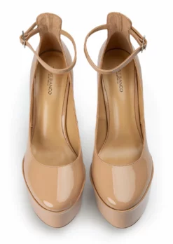 Tony Bianco Jaguar Nude Patent 14cm Heels 10 Tony Bianco Jaguar Nude Patent 14cm Heels
