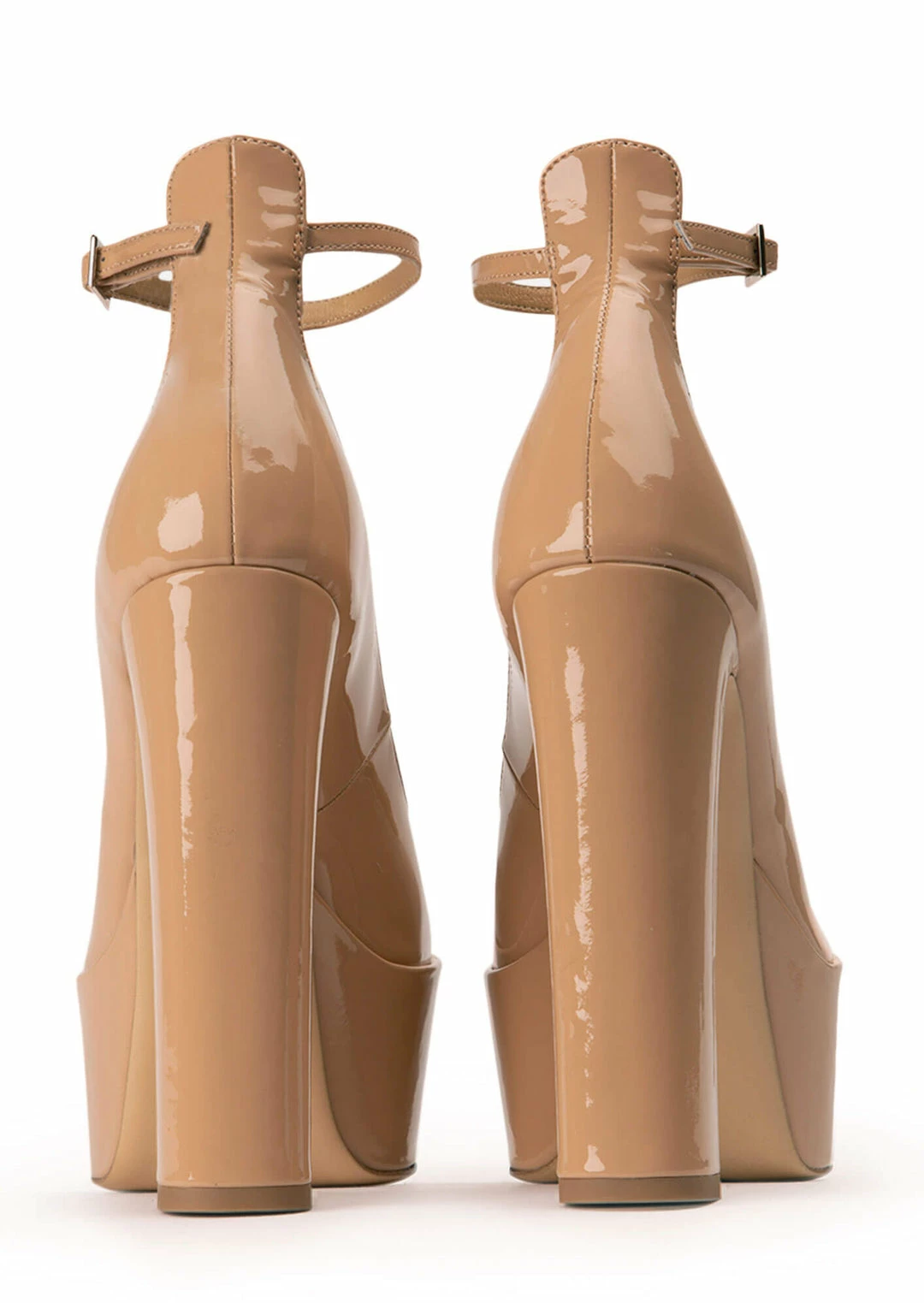 Tony Bianco Jaguar Nude Patent 14cm Heels 7 Tony Bianco Jaguar Nude Patent 14cm Heels