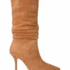 Tony Bianco Kerri Butterscotch Suede 9.5cm Calf Boots 2 Tony Bianco Kerri Butterscotch Suede 9.5cm Calf Boots