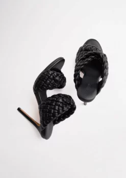 Tony Bianco Shoes Kimberly Black 11cm Heels