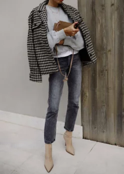 Tony Bianco Kit Nude Lycra 9.5cm Ankle Boots Shoes