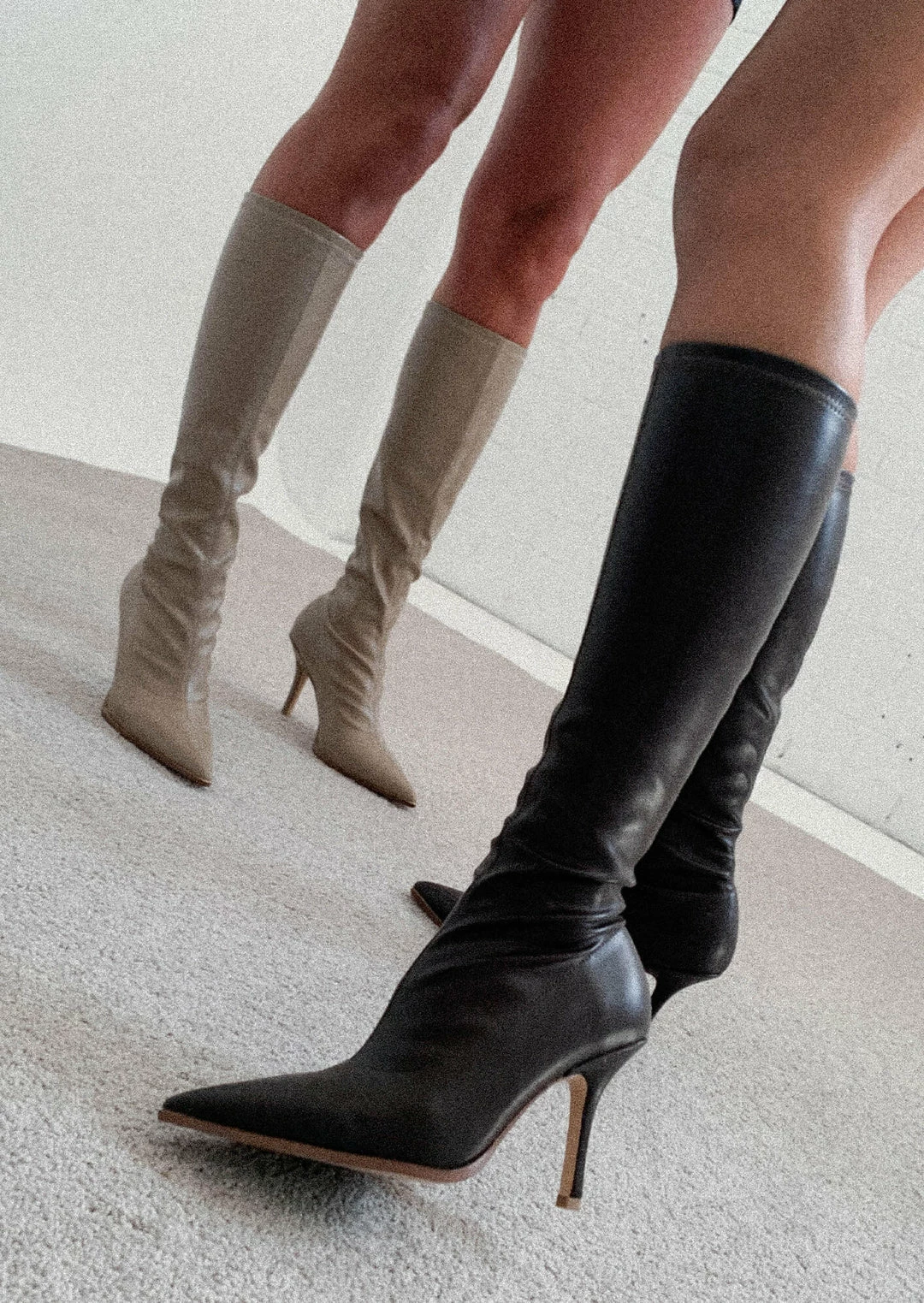 Tony Bianco Knight Black Venezia 9.5cm Calf Boots 4 Tony Bianco Knight Black Venezia 9.5cm Calf Boots