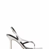 Tony Bianco Lincoln Silver Nappa Metallic 9.5cm Heels