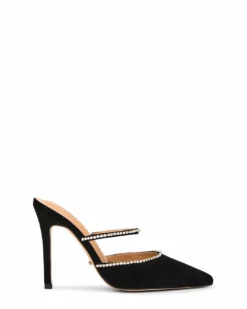 Tony Bianco New Arrivals Lure Black Suede 10.5cm Heels