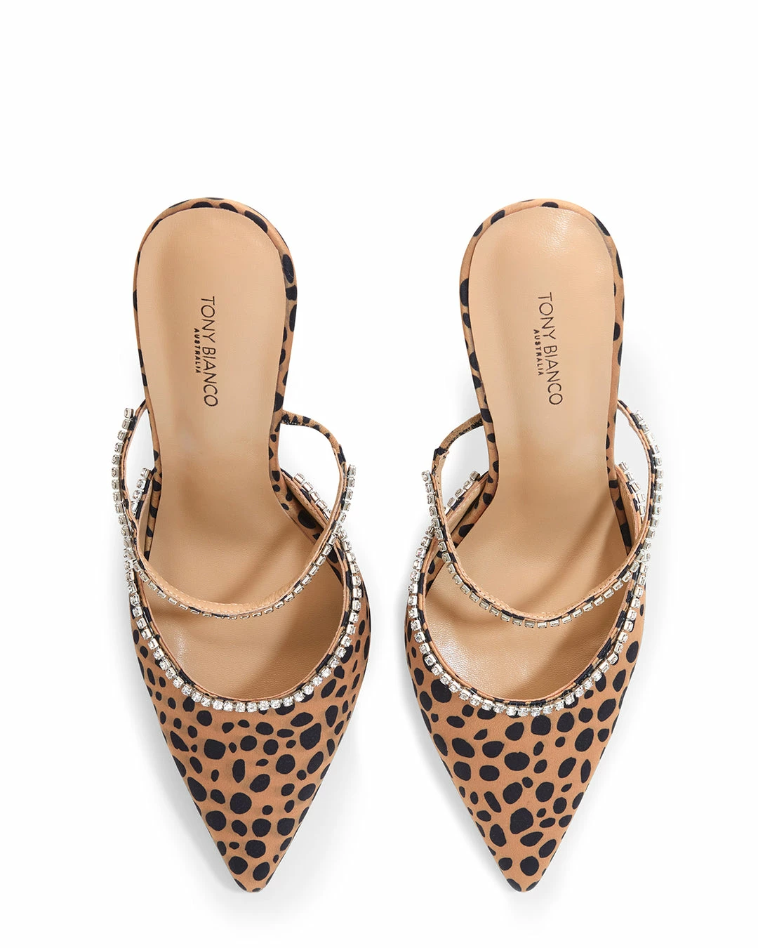 Tony Bianco Lure Leopard Satin 10.5cm Heels Shoes 6 Tony Bianco Lure Leopard Satin 10.5cm Heels Shoes