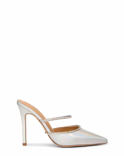 Tony Bianco Lure Silver Illumine 10.5cm Heels 1 Tony Bianco Lure Silver Illumine 10.5cm Heels