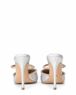 Tony Bianco Lure Silver Illumine 10.5cm Heels 9 Tony Bianco Lure Silver Illumine 10.5cm Heels