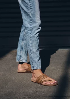 Tony Bianco Lamana Biscuit Nappa 1.5cm Sandals