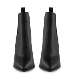 Tony Bianco Leigh Black Como 10.3cm Ankle Boots Shoes