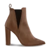 Tony Bianco Leigh Caramel Diesel/Choc Wax 10.3cm Ankle Boots