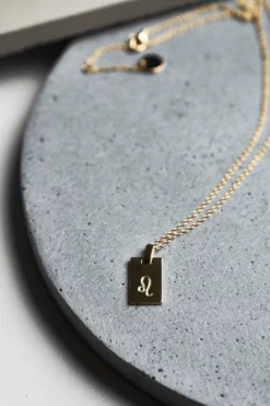 Tony Bianco Gold Leo Zodiac Necklace Accessories