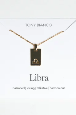 Tony Bianco Sales Shop 48 Tony Bianco Accessories Gold Libra Zodiac Necklace