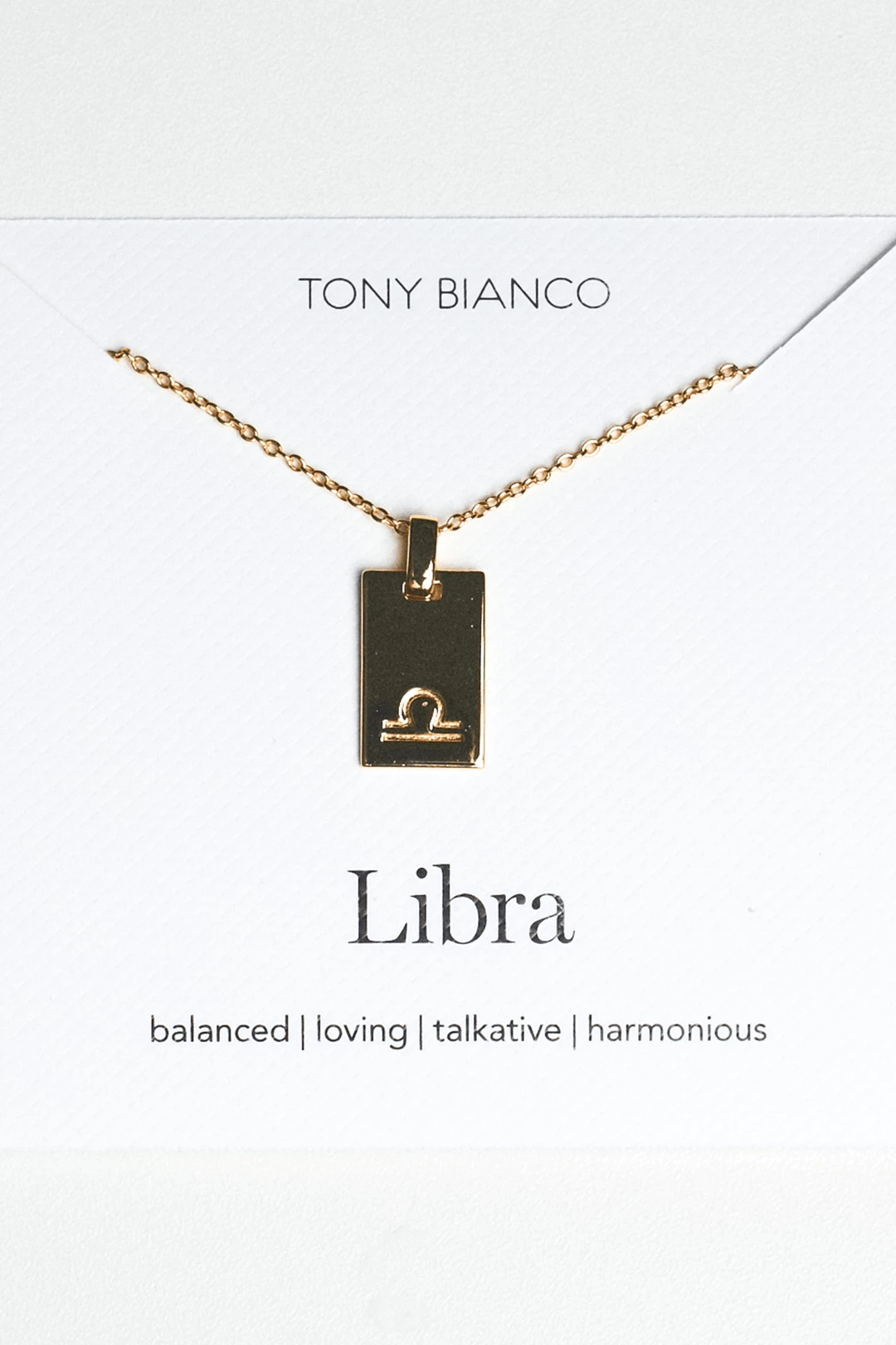 Tony Bianco Accessories Gold Libra Zodiac Necklace 3 Tony Bianco Accessories Gold Libra Zodiac Necklace