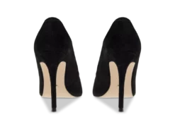 Tony Bianco Lotus Black Kid Suede 10.3cm Heels Shoes