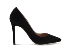 Tony Bianco Lotus Black Kid Suede 10.3cm Heels Shoes