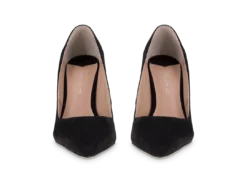 Tony Bianco Lotus Black Kid Suede 10.3cm Heels Shoes