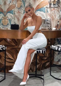 Tony Bianco Shoes Lotus Milk Capretto 10.3cm Heels