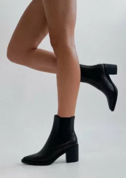 Tony Bianco Matteo Black Como 7.5cm Ankle Boots