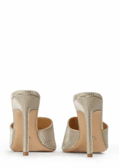 Tony Bianco Marley Gold Aura 10.5cm Heels