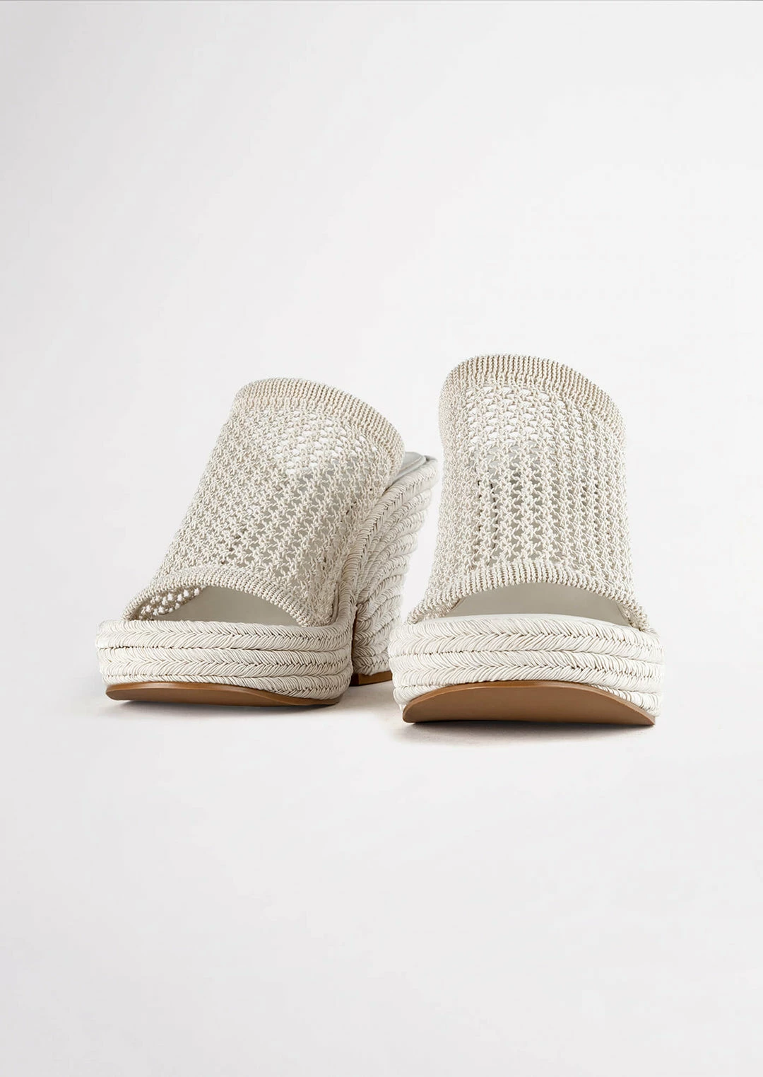 Tony Bianco Matrix Dove Waffle 11.5cm Wedges 7 Tony Bianco Matrix Dove Waffle 11.5cm Wedges