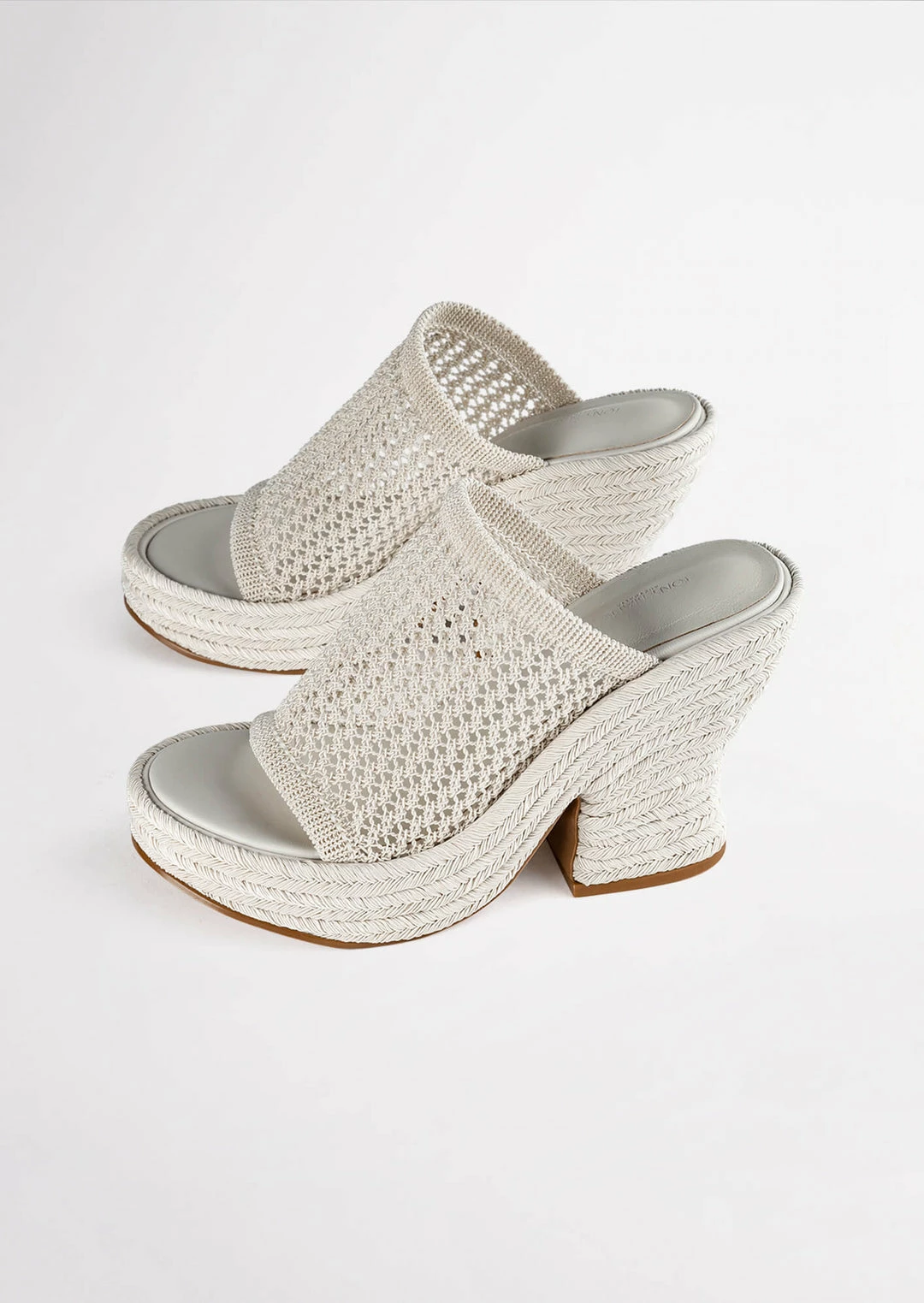 Tony Bianco Matrix Dove Waffle 11.5cm Wedges 4 Tony Bianco Matrix Dove Waffle 11.5cm Wedges