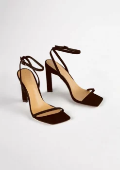 Tony Bianco Banji Chocolate Phoenix 10.5cm Heels