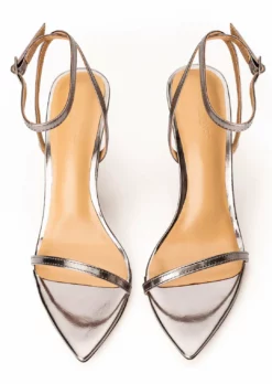 Tony Bianco Myra Champagne Glimmer 10.5cm Heels