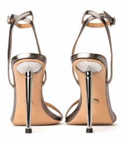 Tony Bianco Myra Champagne Glimmer 10.5cm Heels