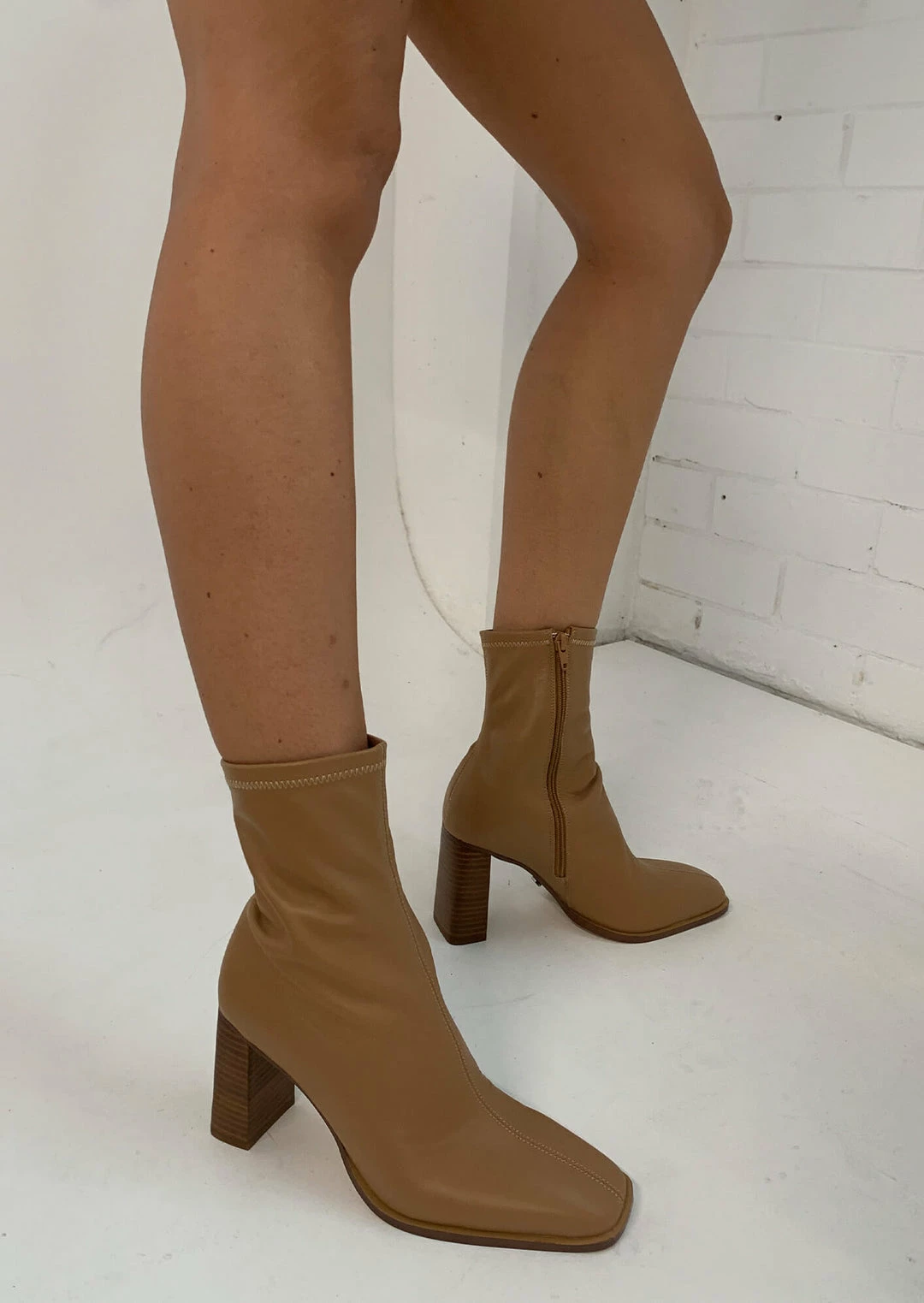 Tony Bianco New Arrivals Rover Caramel Venice 8.5cm Ankle Boots 4 Tony Bianco New Arrivals Rover Caramel Venice 8.5cm Ankle Boots