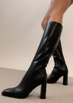 Tony Bianco Rylee Black Venice 8.5cm Calf Boots Hot List 13 Tony Bianco Rylee Black Venice 8.5cm Calf Boots Hot List