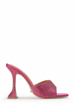 Tony Bianco Serri Pink Satin 10.5cm Heels New Arrivals