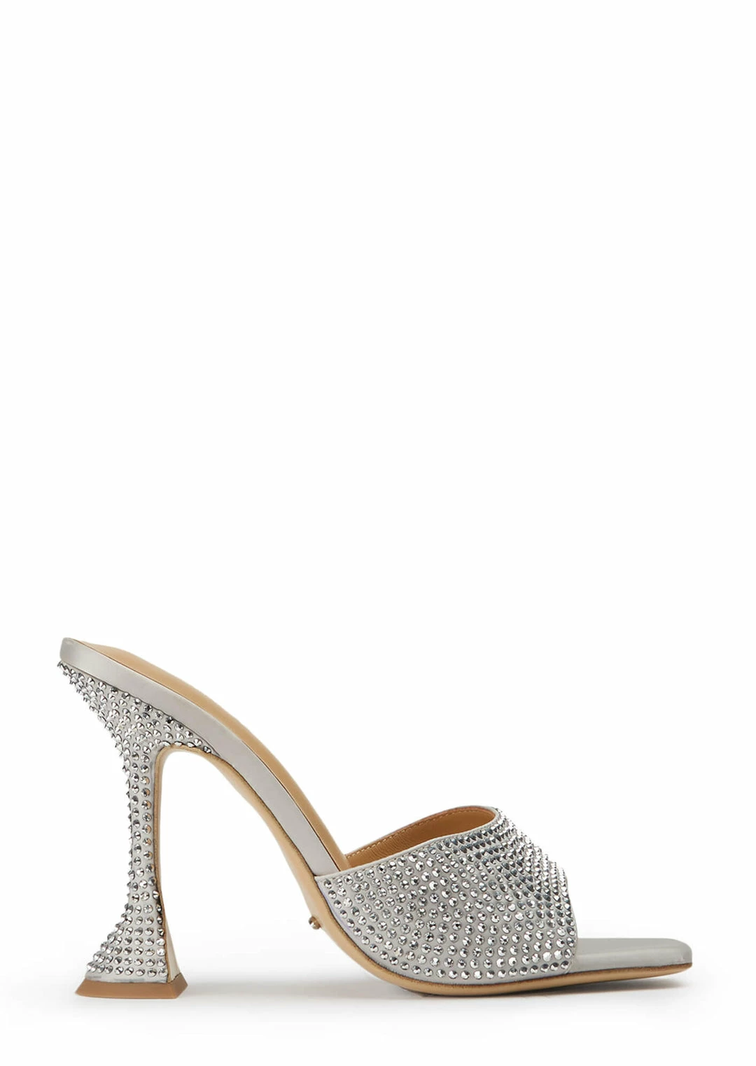 Tony Bianco Serri Silver Satin 10.5cm Heels 3 Tony Bianco Serri Silver Satin 10.5cm Heels