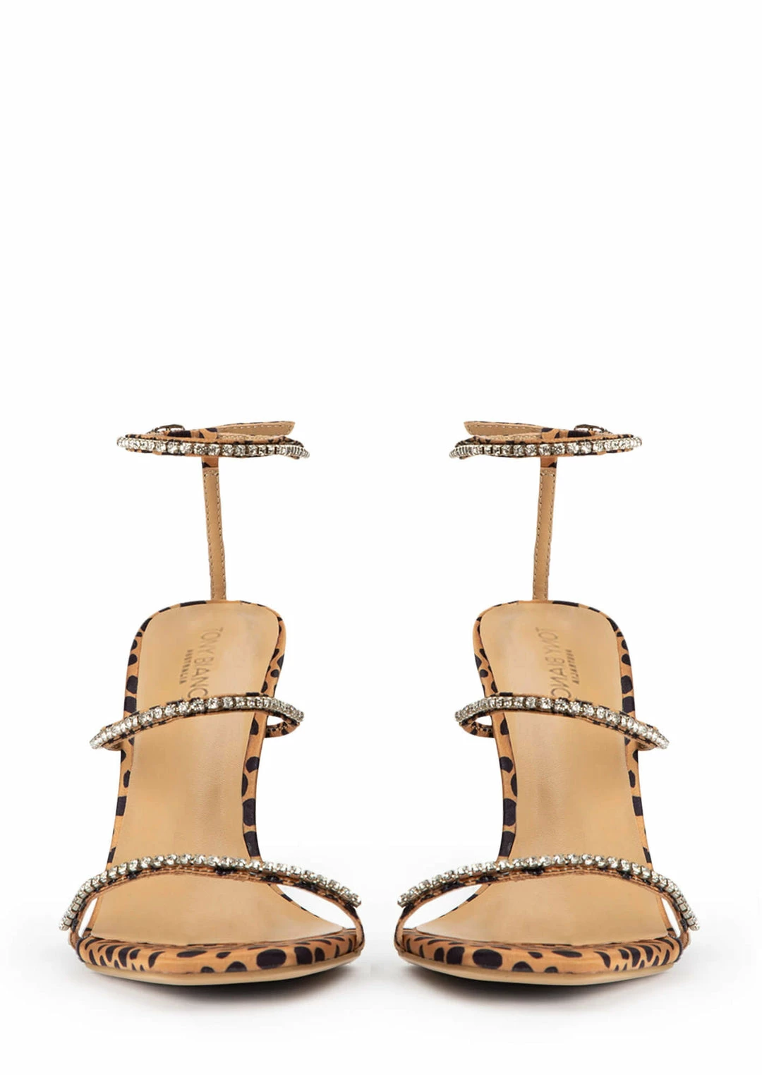 Tony Bianco Shoes Shy Leopard Satin 10.5cm Heels 4 Tony Bianco Shoes Shy Leopard Satin 10.5cm Heels