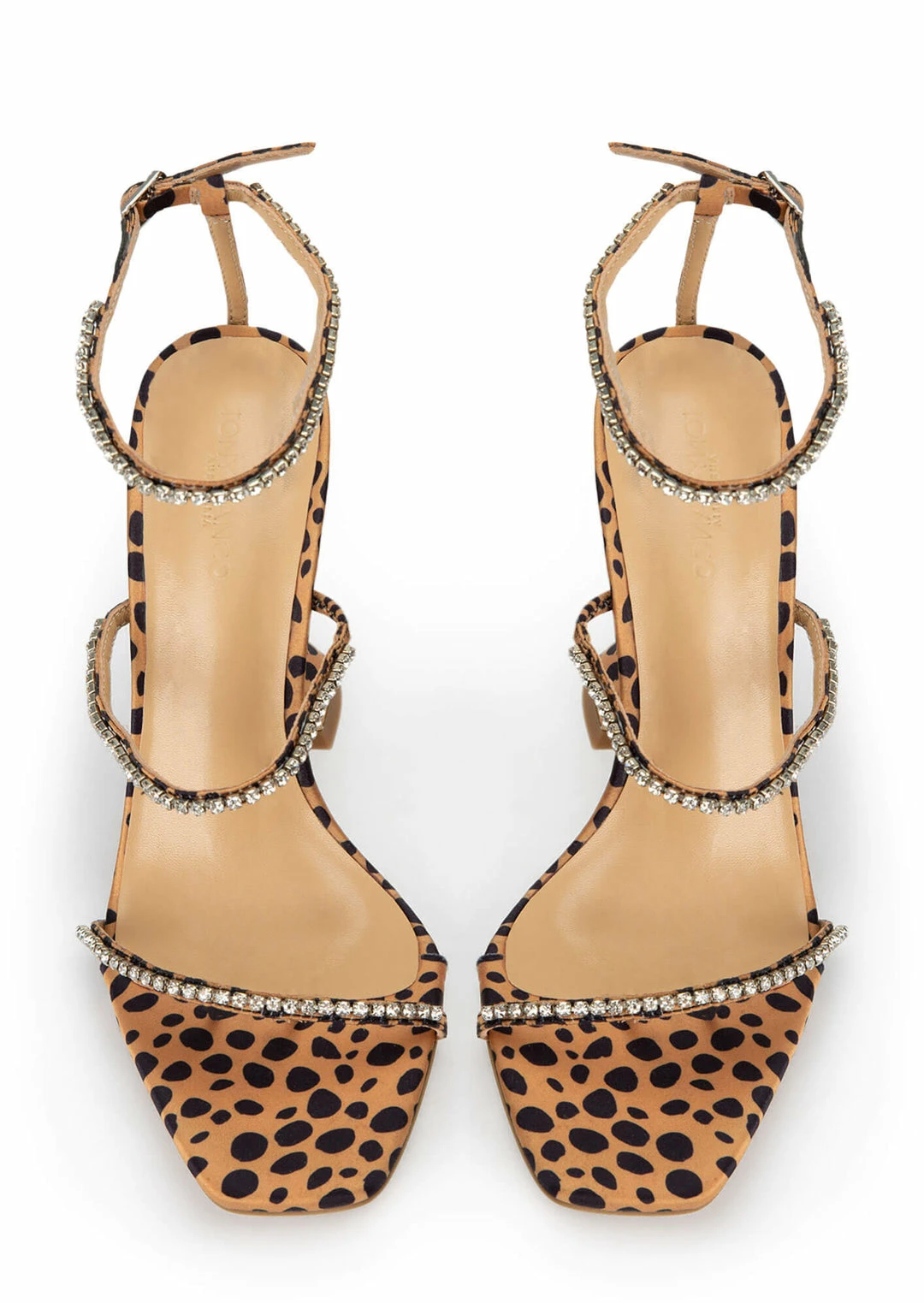 Tony Bianco Shoes Shy Leopard Satin 10.5cm Heels 5 Tony Bianco Shoes Shy Leopard Satin 10.5cm Heels