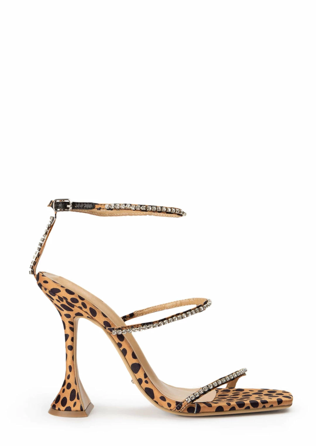 Tony Bianco Shoes Shy Leopard Satin 10.5cm Heels 3 Tony Bianco Shoes Shy Leopard Satin 10.5cm Heels