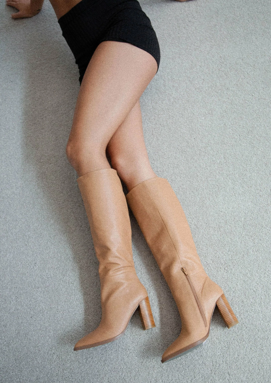 Tony Bianco Skyla Caramel Venice 9cm Calf Boots New Arrivals 4 Tony Bianco Skyla Caramel Venice 9cm Calf Boots New Arrivals