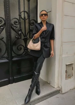 Tony Bianco Stefani Black Como 7.5cm Long Boots