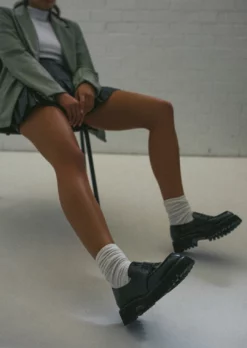 Tony Bianco Gisele Black Hi Shine 4cm Casual Shoes