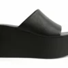 Tony Bianco Tegan Black Sheep Nappa 9.5cm Wedges