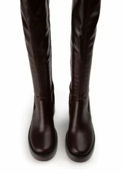 Tony Bianco New Arrivals Tibby Choc Venezia 9cm Calf Boots