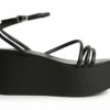Tony Bianco Tory Black Sheep Nappa 9.5cm Wedges