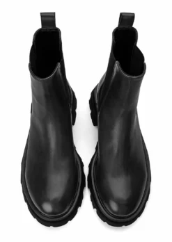 Tony Bianco Albie Black Como 4.5cm Ankle Boots Shoes