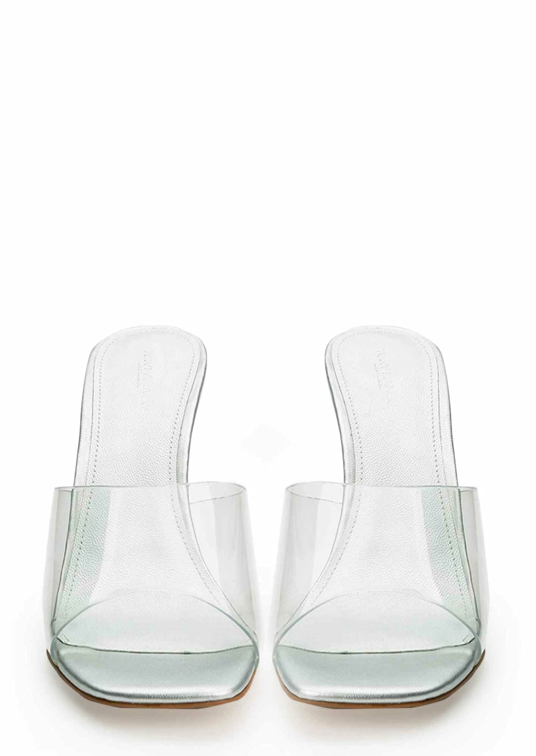 Tony Bianco Hot List Alessi Clear Vinylite/Silver 10cm Wedges 5 Tony Bianco Hot List Alessi Clear Vinylite/Silver 10cm Wedges