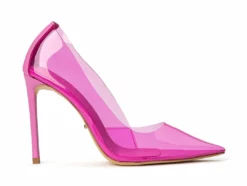 Tony Bianco Shoes Alijah Pink Vinylite/Pink Nappa 10.5cm Heels