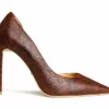 Tony Bianco Alyx Choc Snake 10.5cm Heels