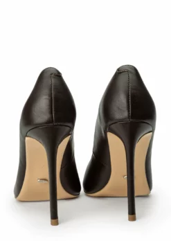 Tony Bianco New Arrivals Anja Chocolate Nappa 10.5cm Heels
