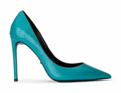 Tony Bianco Anja Marine Snake 10.5cm Heels