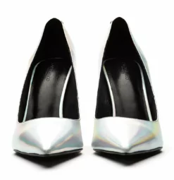 Tony Bianco Anja Silver Illumine 10.5cm Heels