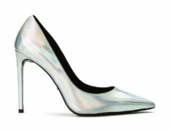 Tony Bianco Anja Silver Illumine 10.5cm Heels