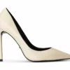 Tony Bianco Anja Vanilla Snake 10.5cm Heels